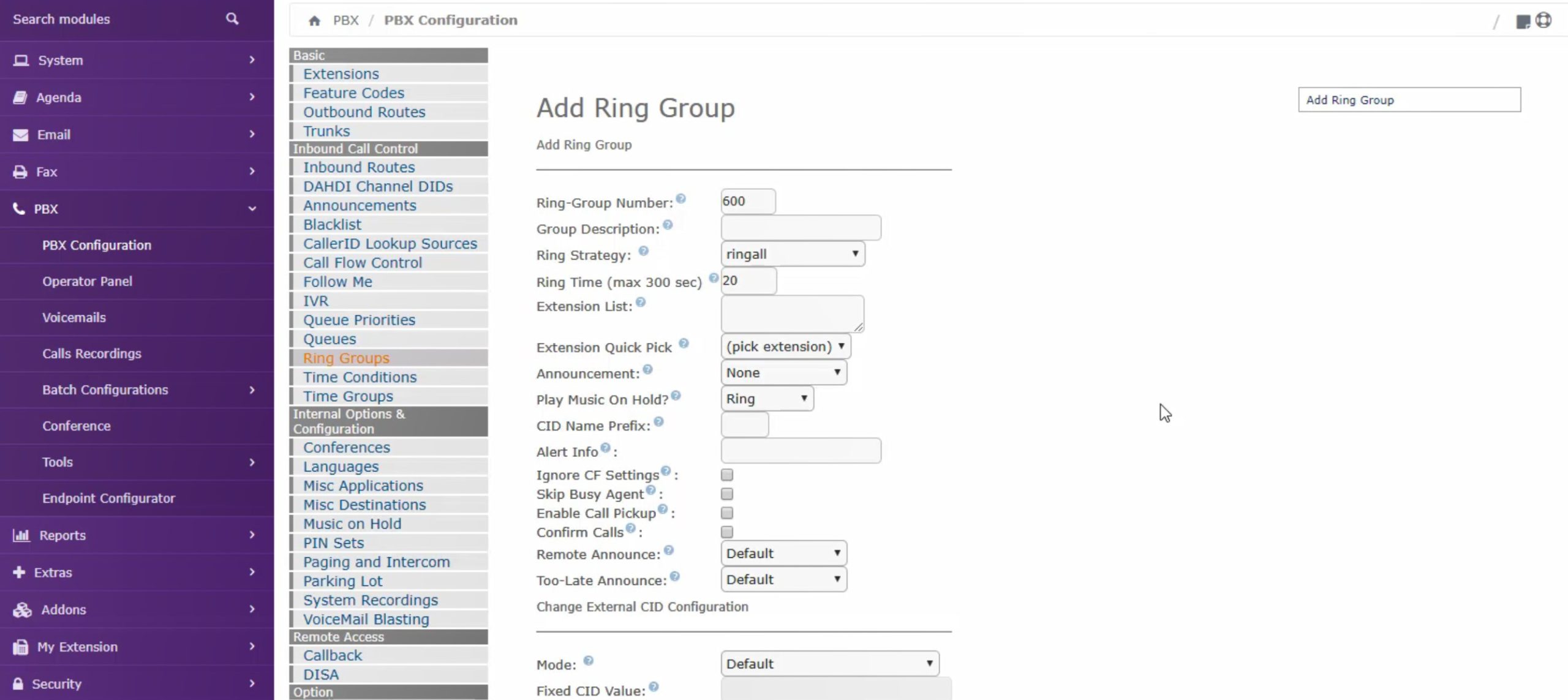 ring group